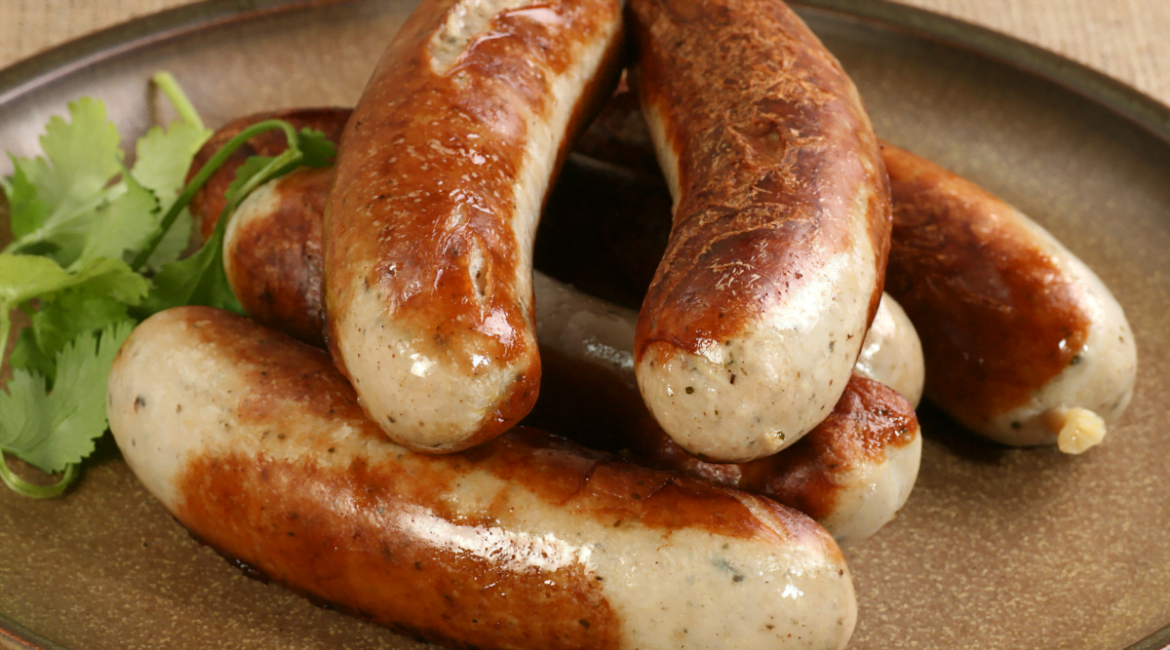 Juicy Fried Sausage with crispy exterior