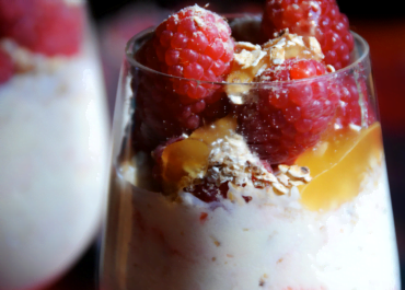 Cranachan with Whiskey Cream