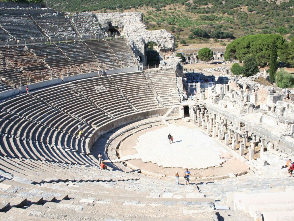 Ephesus Stadium ruins showcasing the ancient Roman sports and entertainment venue.