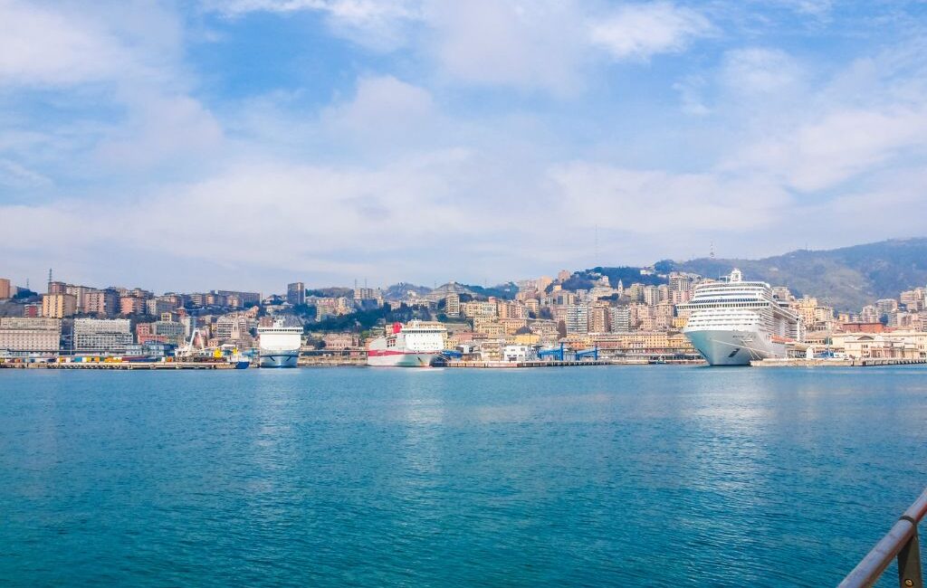 Genoa's vibrant port: Gateway to the Mediterranean's splendors.