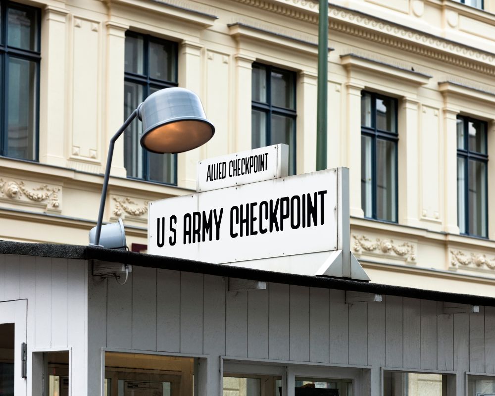 US Army Checkpoint in Berlin