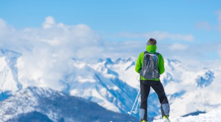 Majestic Alps representing the stunning scenery of Ischgl, a top ski and entertainment village in Austria.