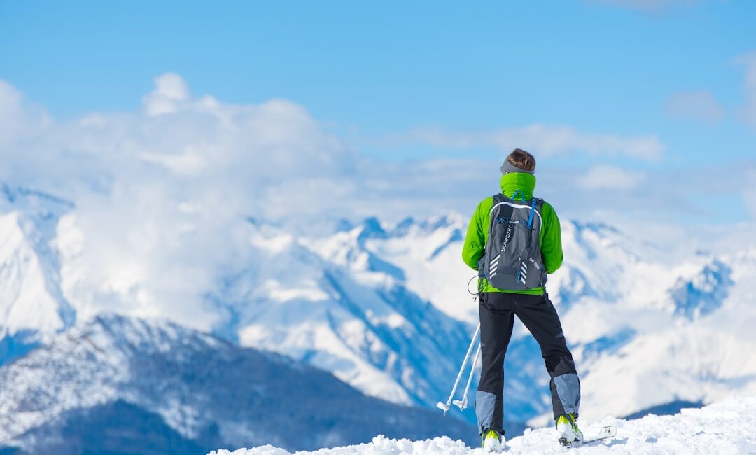 Majestic Alps representing the stunning scenery of Ischgl, a top ski and entertainment village in Austria.