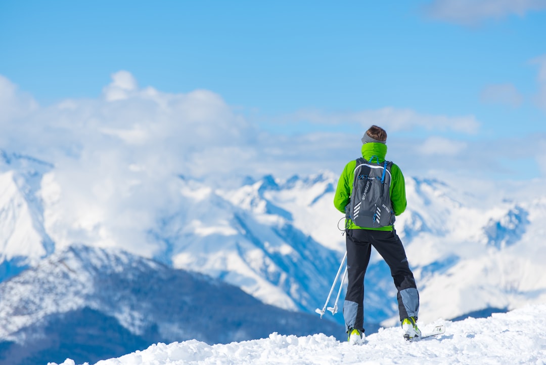 Majestic Alps representing the stunning scenery of Ischgl, a top ski and entertainment village in Austria.