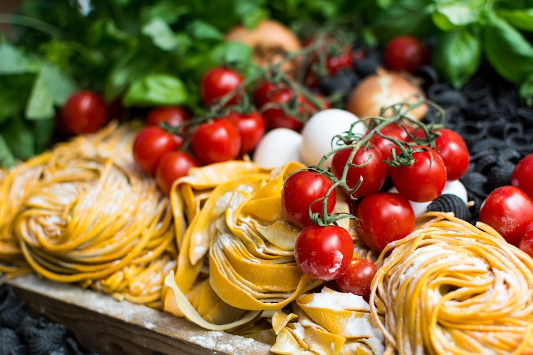 Plate of Italian pasta